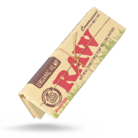 Raw Organic Connoisseur 1 1/4 Rolling Papers - 24 Pack - The Supply Joint 