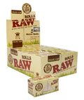Raw Organic King Size Slim Paper Rolls - 5 Meters - 24 Pack - The Supply Joint 