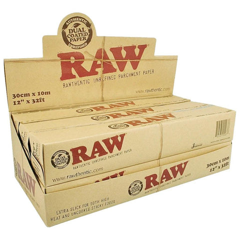 Raw Unrefined Parchment Paper Roll 4" x 13' - 12 Pack - The Supply Joint 