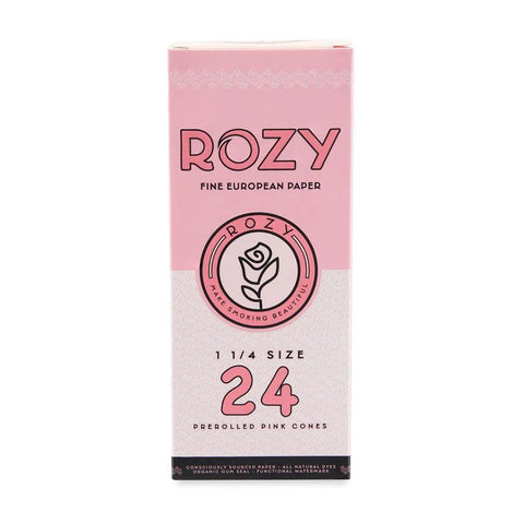 Rozy Pink 1 1/4 Size Pre-rolled Cones – 24 Count - The Supply Joint 