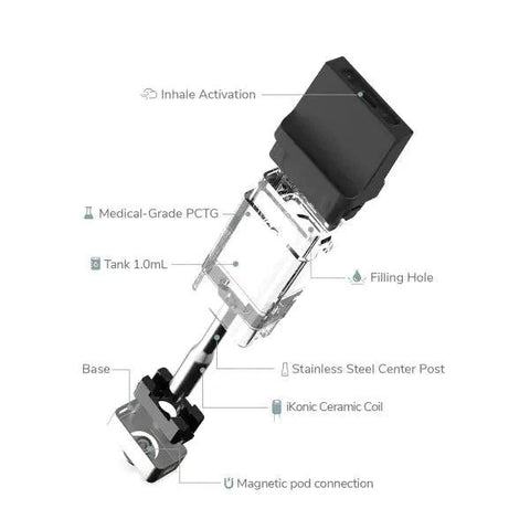 Vfire Pro 1.0ml Magnetic Vape Pod - The Supply Joint 
