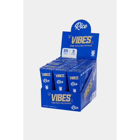 Vibes Cones Box - King Size 3 Pack - 30 Count - The Supply Joint 