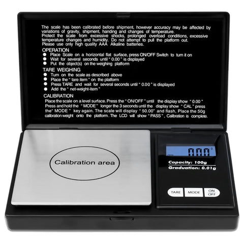 Weighmax Classic 3805 Series Digital Pocket Scale - 1000g by 0.01g - The Supply Joint 