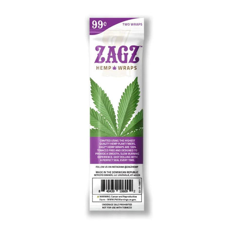 Zagz Hemp Wraps - 25 Pack - The Supply Joint 