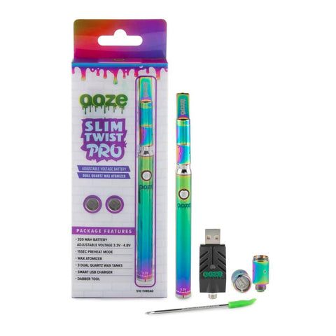 Ooze Slim Twist Pro CBD Vape Battery - The Supply Joint 