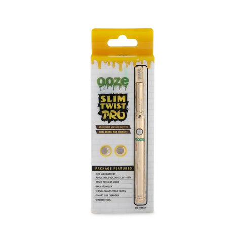 Ooze Slim Twist Pro CBD Vape Battery - The Supply Joint 