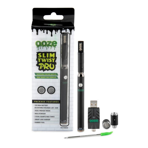 Ooze Slim Twist Pro CBD Vape Battery - The Supply Joint 