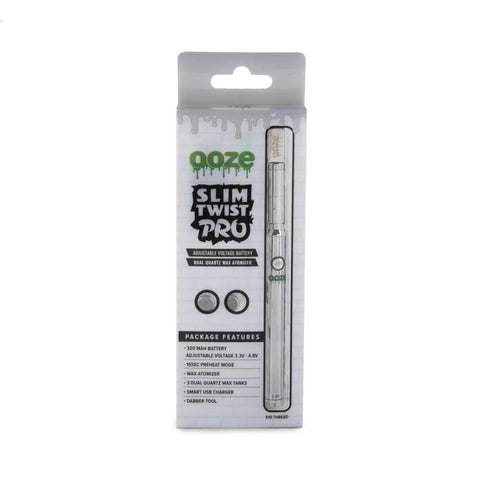 Ooze Slim Twist Pro CBD Vape Battery - The Supply Joint 