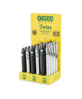 Ooze Twist Vape Pen Variable Voltage 24 Count Display - The Supply Joint 